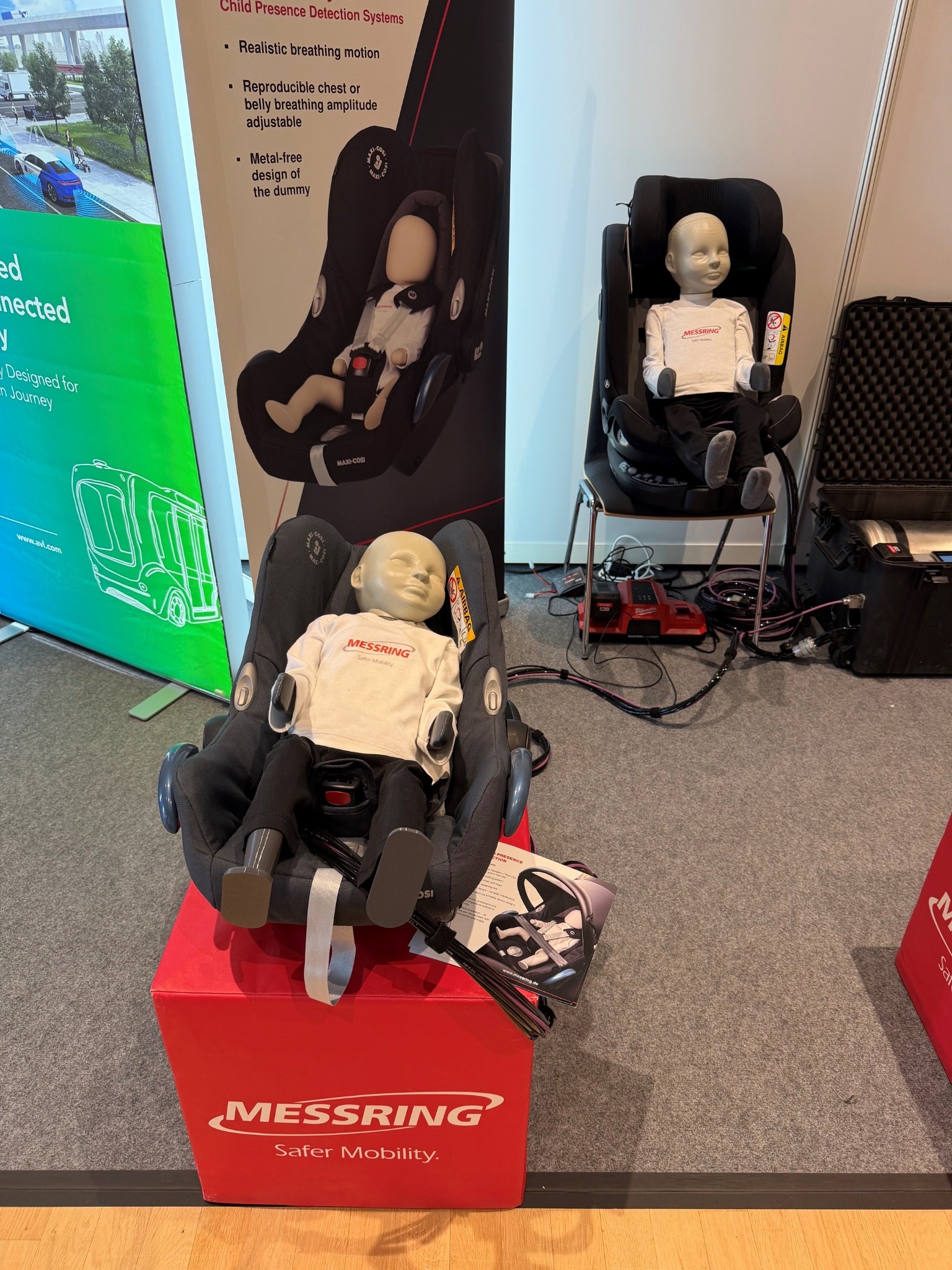 MESSRING Child Presence Detection Demonstration auf der Automotive Technology Show 2026
