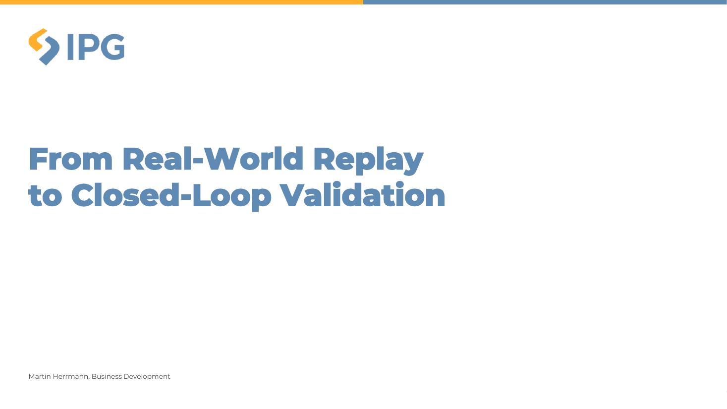 Presentation by Martin Herrmann